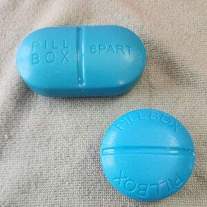 Blue Pill Box Set Of 2
